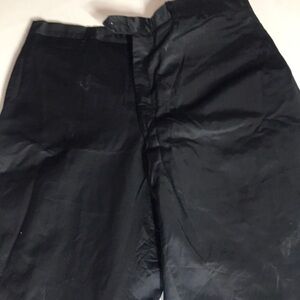 Black Satin Pants size 42 Outseam 48